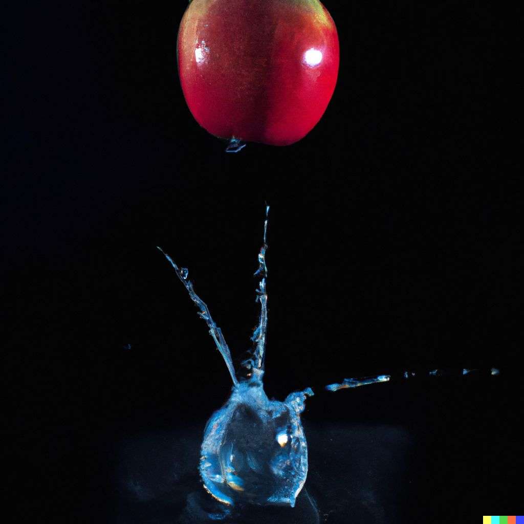the discovery of gravity, photograph, studio lighting